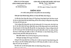 THÔNG BÁO (V/v: Điều chỉnh giá bán lẻ sản phẩm trên toàn hệ thống)
