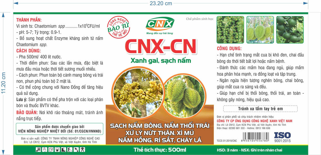 CNX-CN XANH GAI SẠCH NẤM