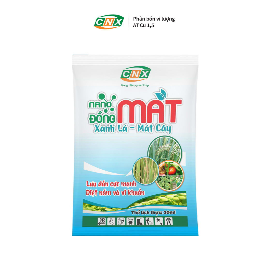 NANO ĐỒNG MAT - Khử khuẩn, phòng nấm bệnh trên lúa