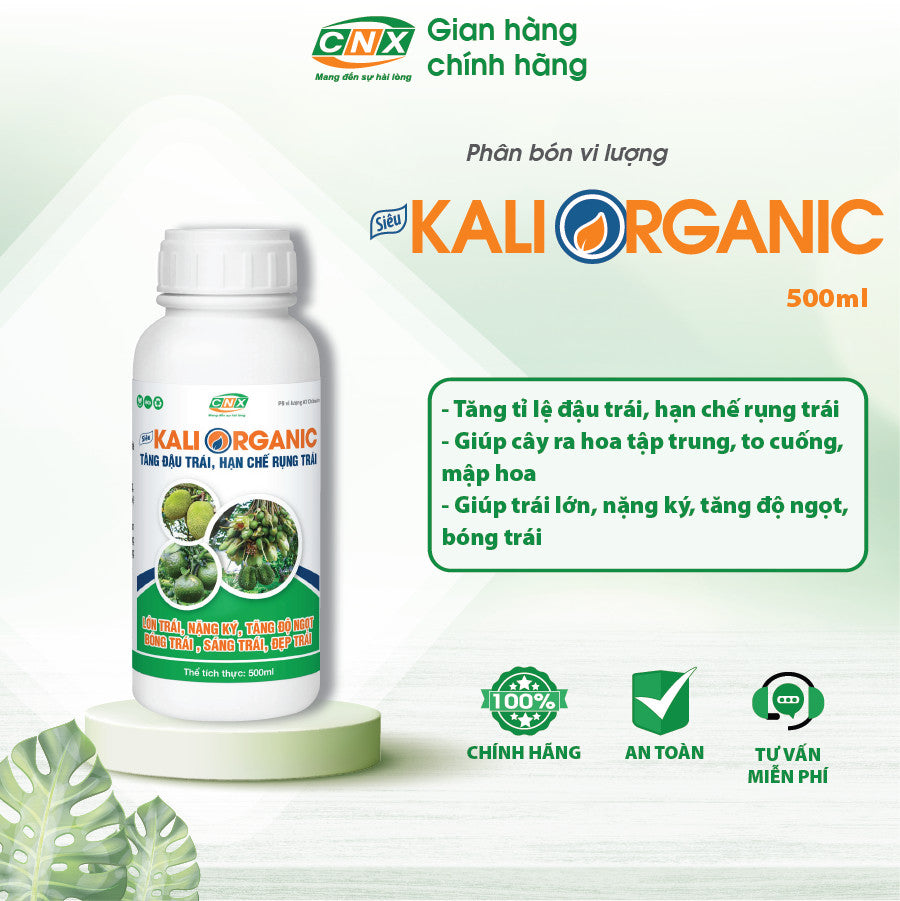 SIÊU KAKI ORGANIC - Tăng tỷ lệ đậu quả cho cây trồng