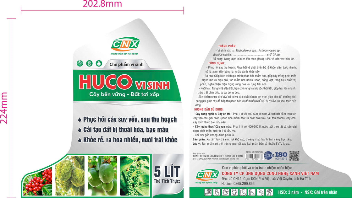 HUCO - Cây bền vững, đất tơi xốp
