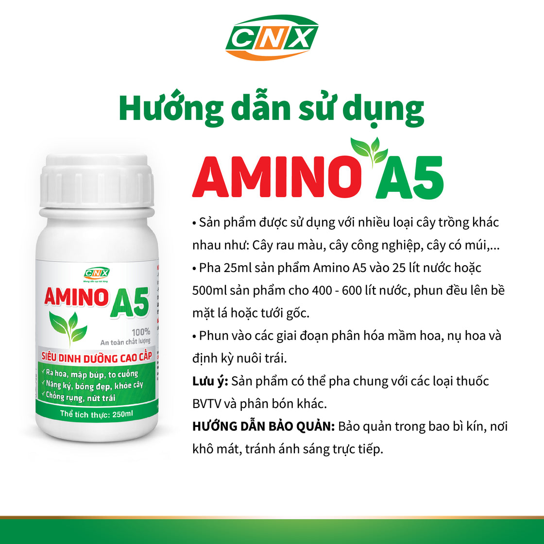 A5 AMINO - Cây lớn nhanh , to trái