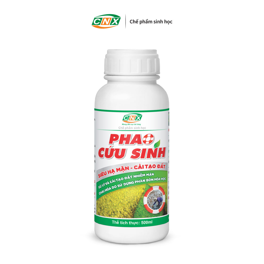 PHAO CỨU SINH - Xử lý mặn và cải tạo phục hồi đất sau nhiễm mặn